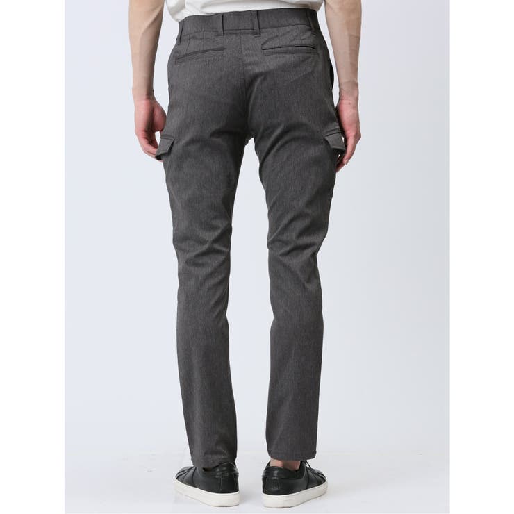 接触冷感ストレッチ トラウザースリムカーゴパンツ | TAKA-Q MEN | 詳細画像20 