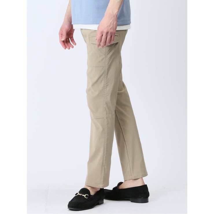 接触冷感ストレッチ トラウザースリムカーゴパンツ | TAKA-Q MEN | 詳細画像28 