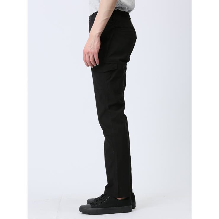 接触冷感ストレッチ トラウザースリムカーゴパンツ | TAKA-Q MEN | 詳細画像6 