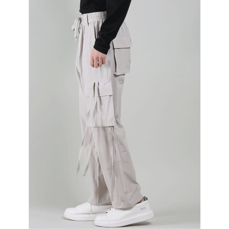 【新品タグ付】パーリーゲイツ　ホワイトパンツ サイズ7 メンズ　白　紳士服 イージールーズ カーゴパンツ[品番：TKQJ0013889]｜TAKA-Q MEN