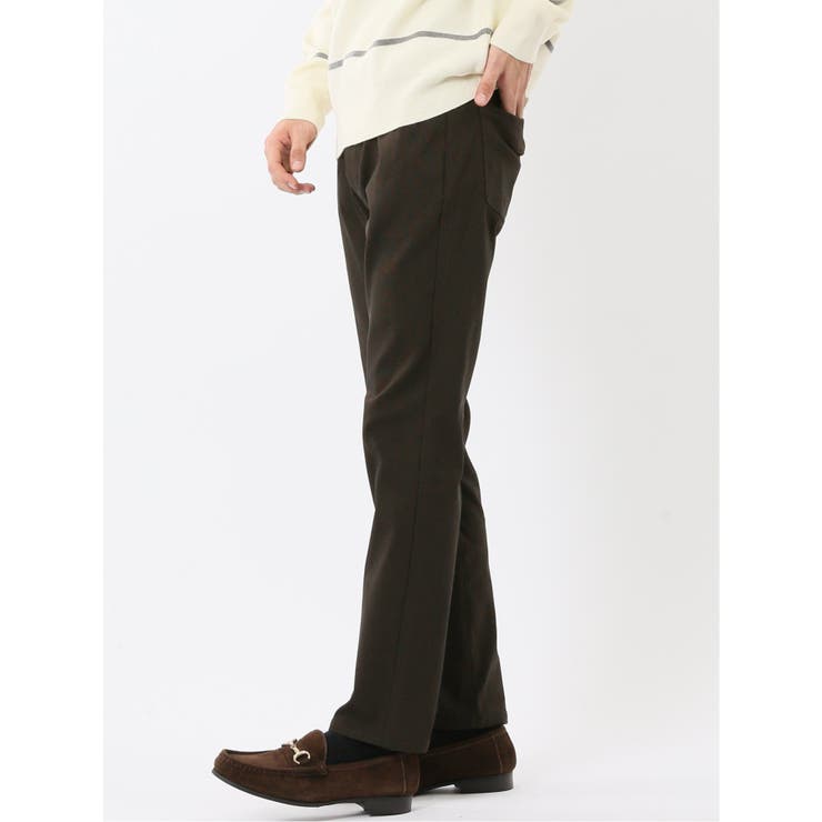 クロスストレッチ+ウォーム スリムパンツ ピンヘッド | TAKA-Q MEN | 詳細画像2