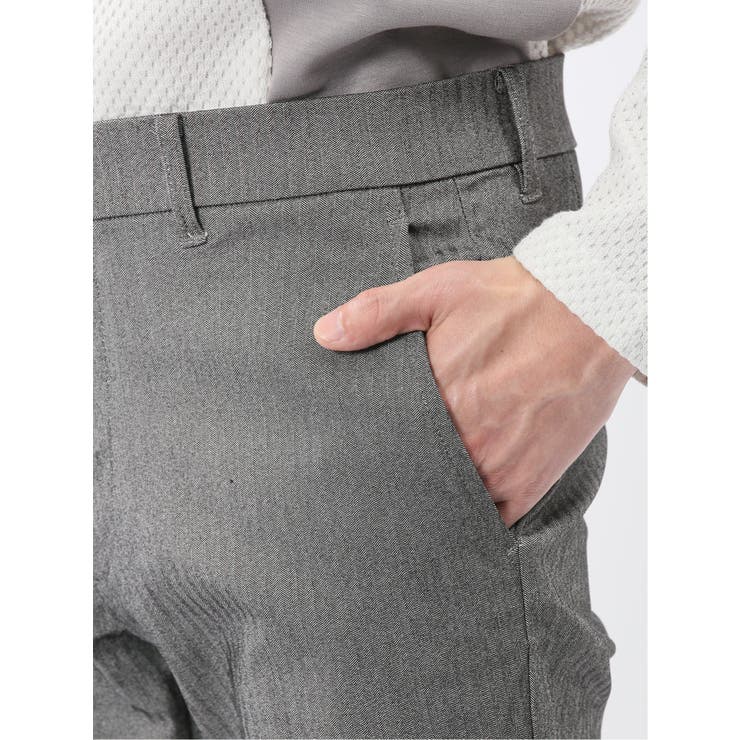 クロスストレッチ トラウザーパンツ ヘリンボン | TAKA-Q MEN | 詳細画像21 