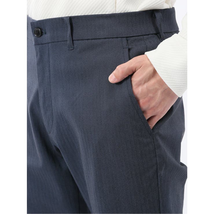 クロスストレッチ トラウザーパンツ ヘリンボン | TAKA-Q MEN | 詳細画像45 