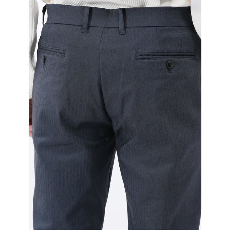 クロスストレッチ トラウザーパンツ ヘリンボン | TAKA-Q MEN | 詳細画像46 