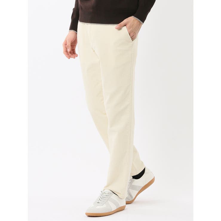 綿コーデュロイ ストレッチ トラウザーパンツ | TAKA-Q MEN | 詳細画像1