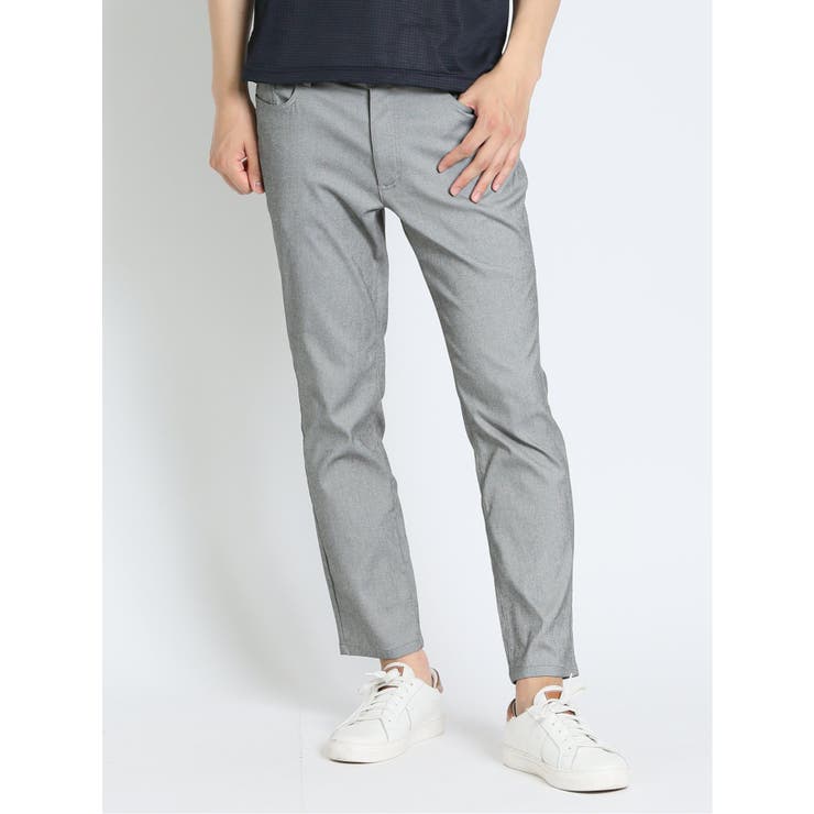 クロスストレッチ+クール スリムアンクルパンツ グレー[品番：TKQJ0018688]｜TAKA-Q  MEN（タカキュー）のメンズファッション通販｜SHOPLIST（ショップリスト）