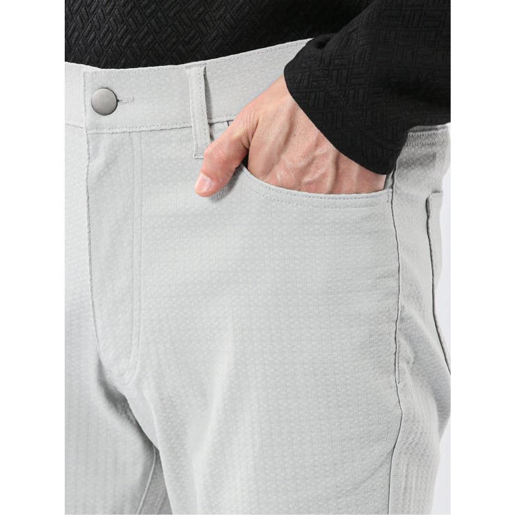 クロスストレッチ スリムパンツ ジャガード | TAKA-Q MEN | 詳細画像9 