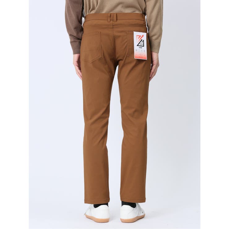 クロスストレッチ+ウォーム スリムパンツ こげ茶 | TAKA-Q MEN | 詳細画像7 
