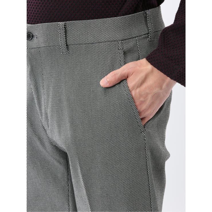 クロスストレッチ トラウザーパンツ バーズアイ | TAKA-Q MEN | 詳細画像9 