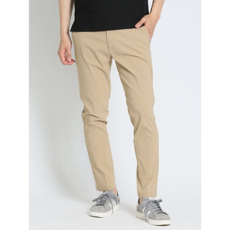 クロスストレッチ+クール トラウザーパンツ ベージュ[品番
