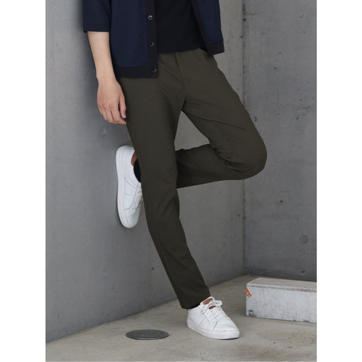 クロスストレッチ スリムパンツ カルゼ | TAKA-Q MEN | 詳細画像1 