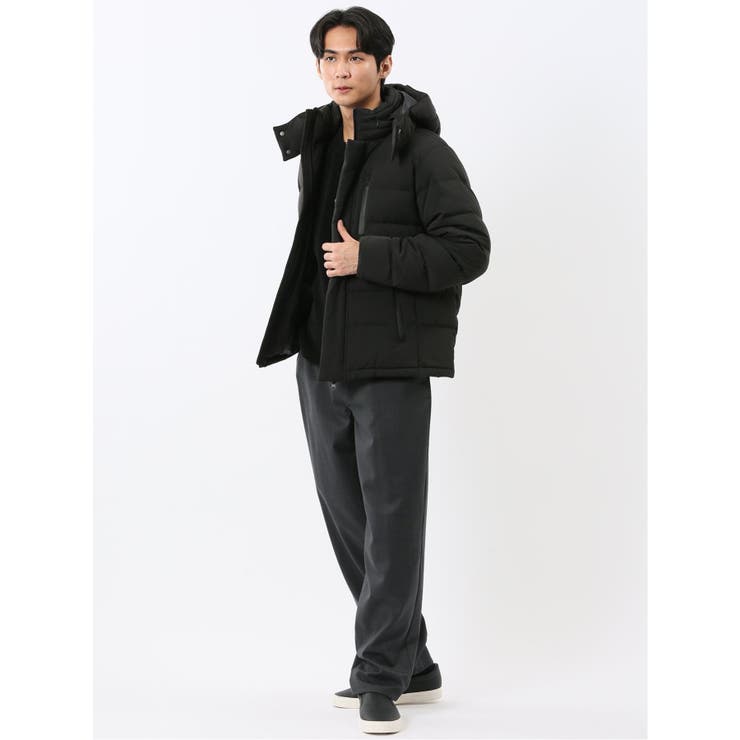 NEO BASICS ウール混 トラウザーパンツ(セットアップ可能) | TAKA-Q MEN | 詳細画像5