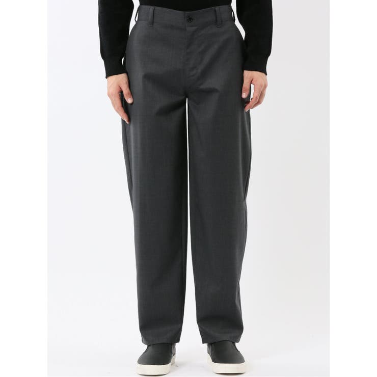 NEO BASICS ウール混 トラウザーパンツ(セットアップ可能) | TAKA-Q MEN | 詳細画像6