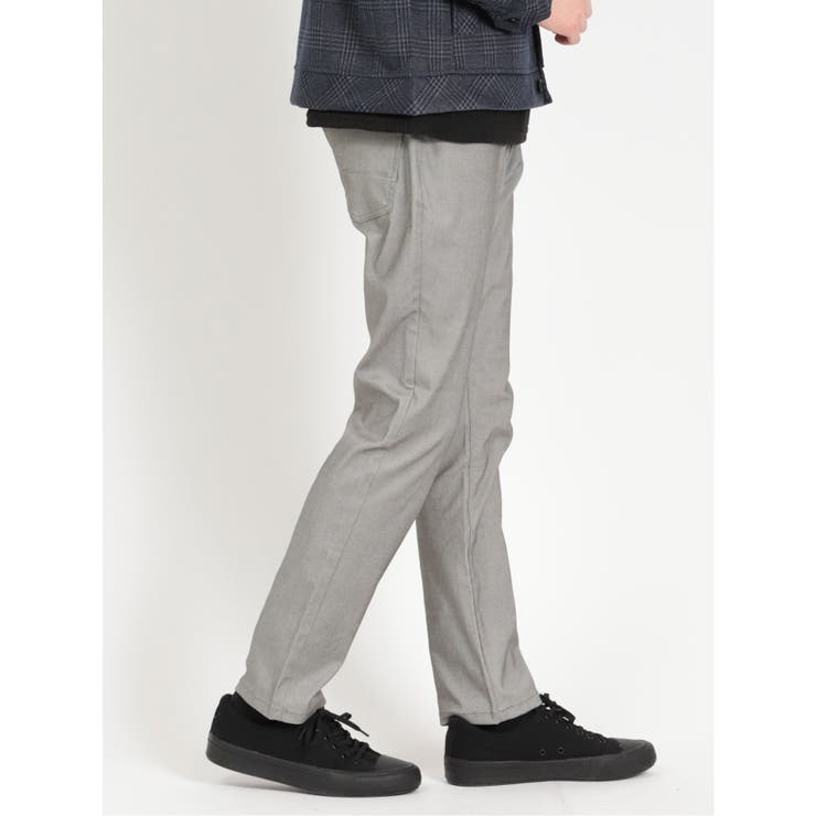 パンツ taka スーパーストレッチ スリムパンツ グレー[品番：TKQJ0017894