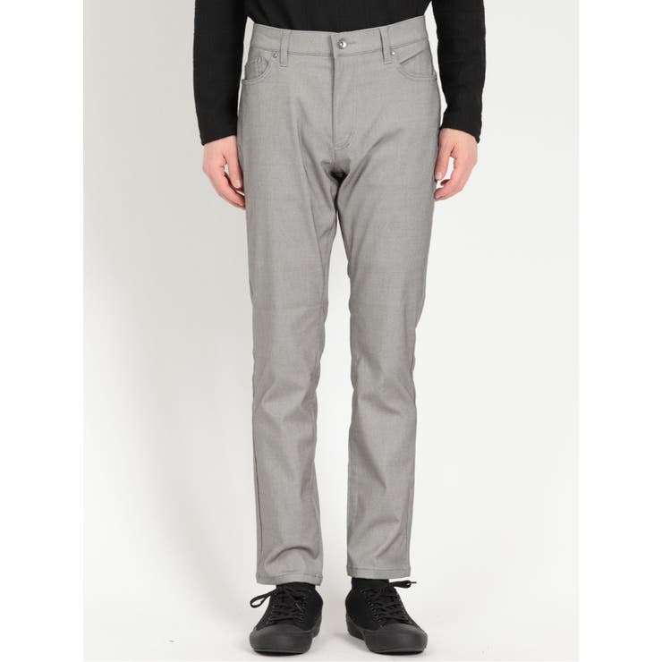 パンツ taka スーパーストレッチ スリムパンツ グレー[品番：TKQJ0017894