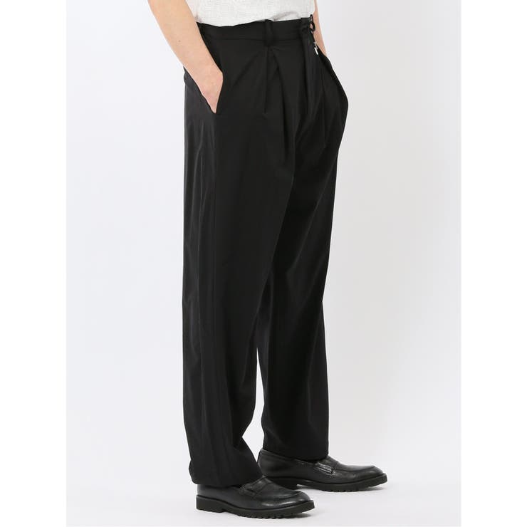 ストレッチ ナチュラルワッシャー ワンタックパンツ(セットアップ可能) | TAKA-Q MEN | 詳細画像14 