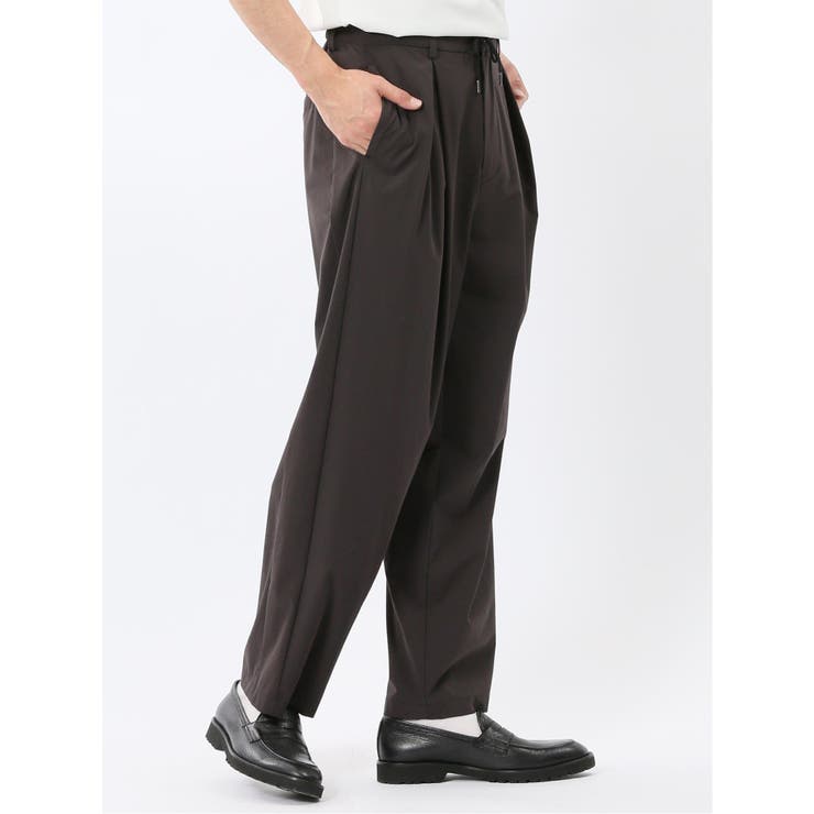 ストレッチ ナチュラルワッシャー ワンタックパンツ(セットアップ可能) | TAKA-Q MEN | 詳細画像23 