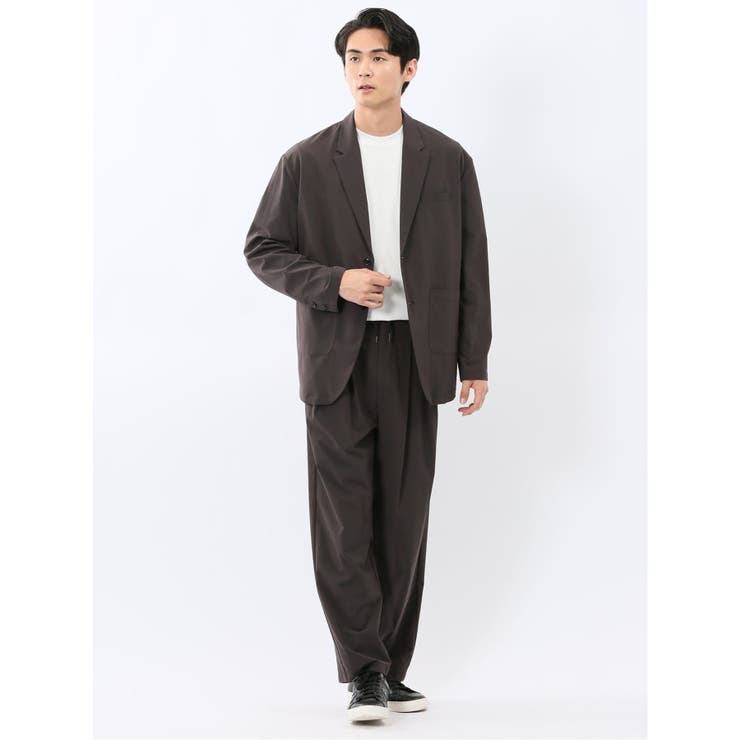 ストレッチ ナチュラルワッシャー ワンタックパンツ(セットアップ可能) | TAKA-Q MEN | 詳細画像24 