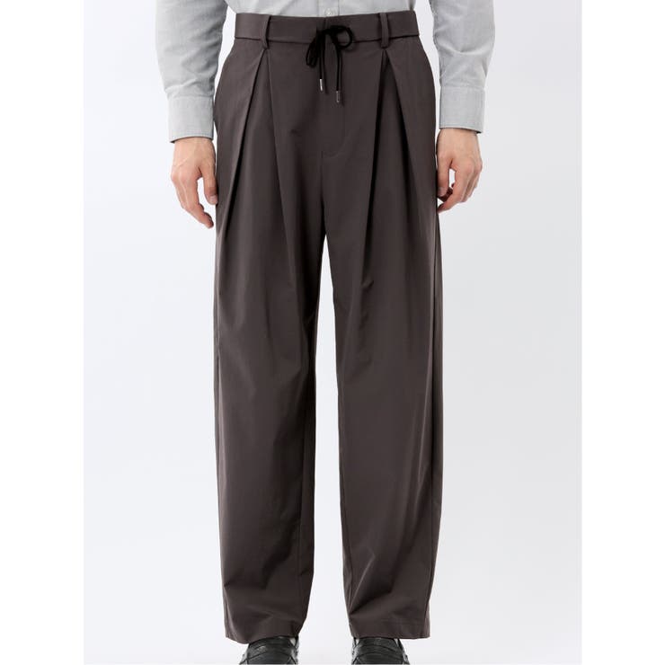 ストレッチ ナチュラルワッシャー ワンタックパンツ(セットアップ可能) | TAKA-Q MEN | 詳細画像25 