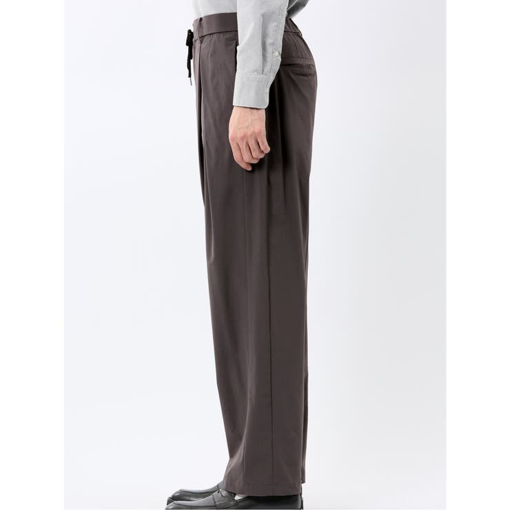 ストレッチ ナチュラルワッシャー ワンタックパンツ(セットアップ可能) | TAKA-Q MEN | 詳細画像26 