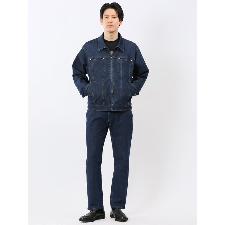 ストレッチ デニム トラウザーパンツ(セットアップ可能) | TAKA-Q MEN | 詳細画像5 