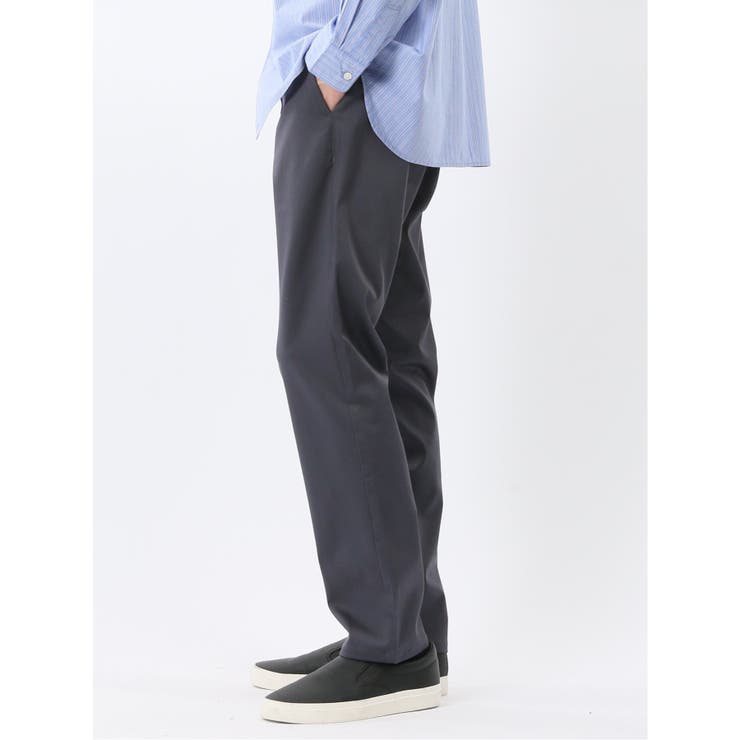 ストレッチ 綿混 サテン トラウザー パンツ | TAKA-Q MEN | 詳細画像11 