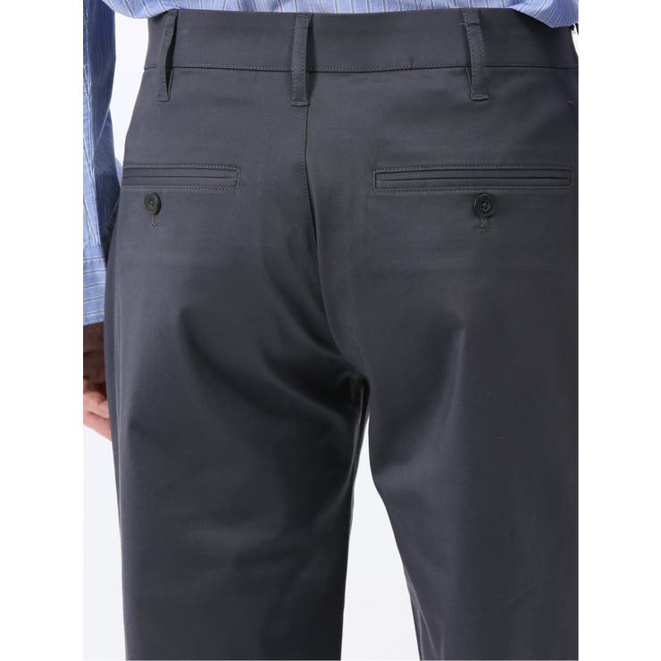 ストレッチ 綿混 サテン トラウザー パンツ | TAKA-Q MEN | 詳細画像19 