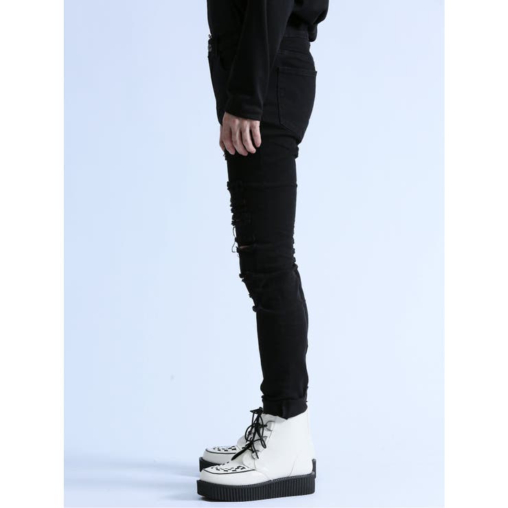 ストレッチ ハードクラッシュ スキニーデニム | TAKA-Q MEN | 詳細画像6 