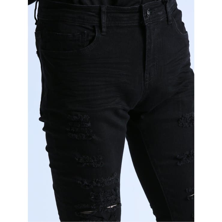 ストレッチ ハードクラッシュ スキニーデニム | TAKA-Q MEN | 詳細画像8 