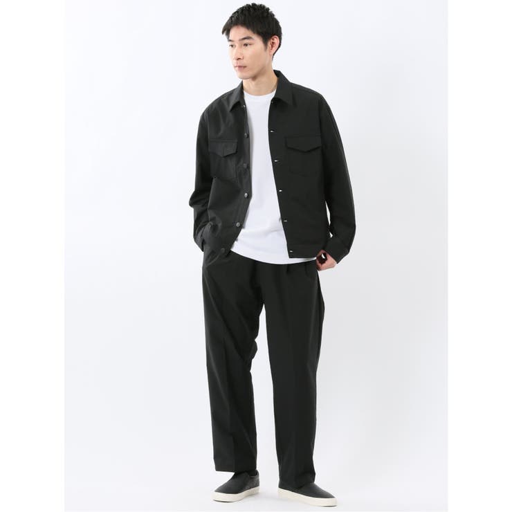 撥水ストレッチ ワイドテーパードパンツ(セットアップ可能) | TAKA-Q MEN | 詳細画像5 