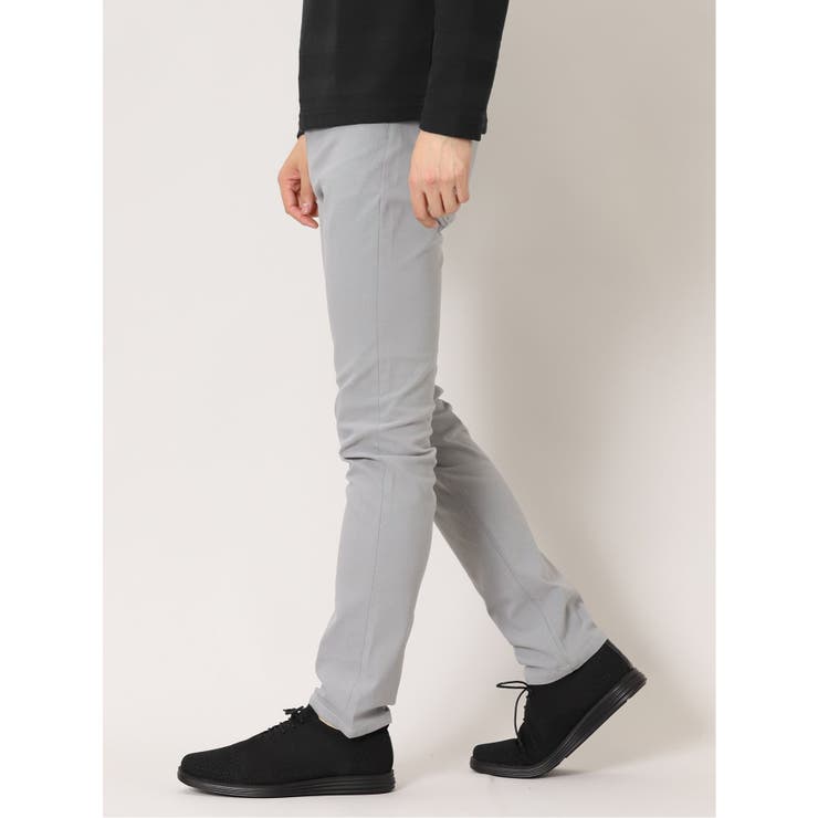 裏起毛ストレッチヘリンボン 5ポケットスリムパンツ S[品番