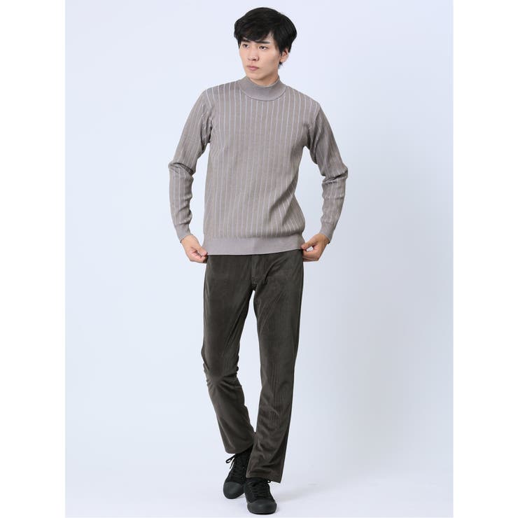 ヘリンボンベロア 5ポケットスリムパンツ(セットアップ可能) | TAKA-Q MEN | 詳細画像21 