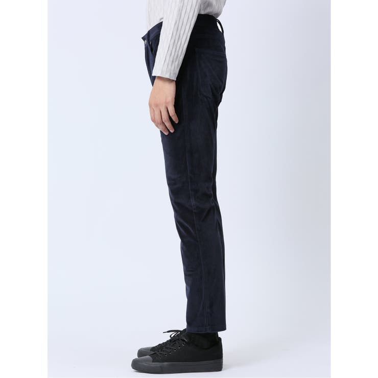 ヘリンボンベロア 5ポケットスリムパンツ(セットアップ可能) | TAKA-Q MEN | 詳細画像6 