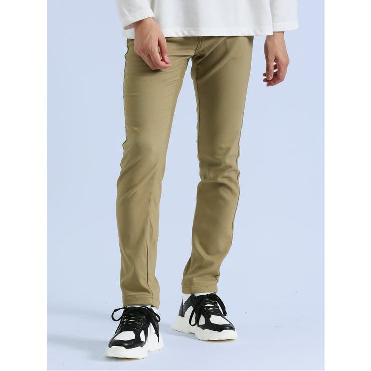 33ベージュ | 裏起毛ストレッチ スキニーパンツ | TAKA-Q MEN