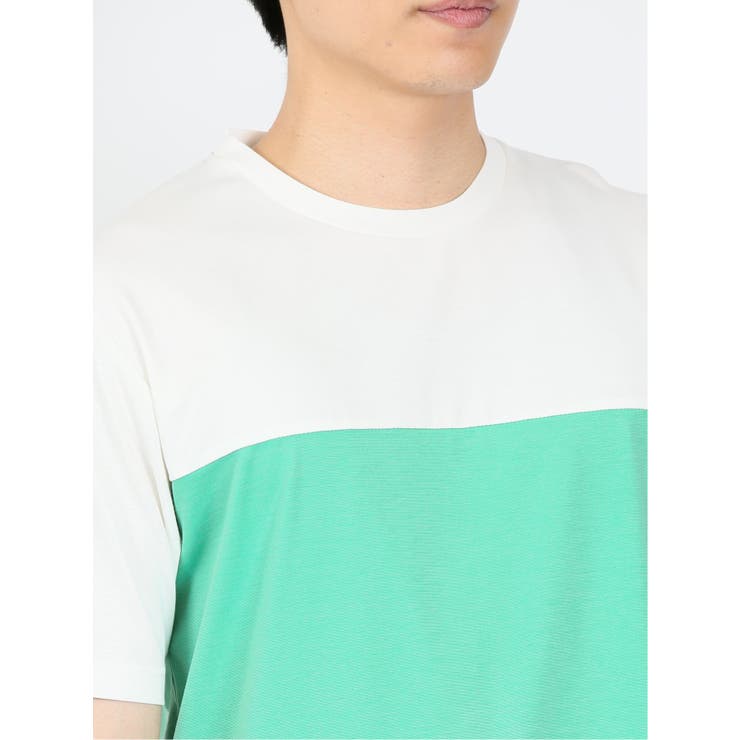 三段切替 クルーネック半袖Tシャツ | TAKA-Q MEN | 詳細画像18 