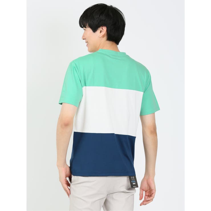 三段切替 クルーネック半袖Tシャツ | TAKA-Q MEN | 詳細画像3 