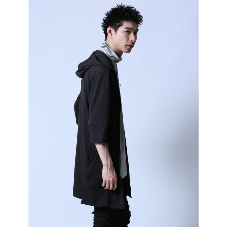 ジャガード 5分袖フーディガン | TAKA-Q MEN | 詳細画像14