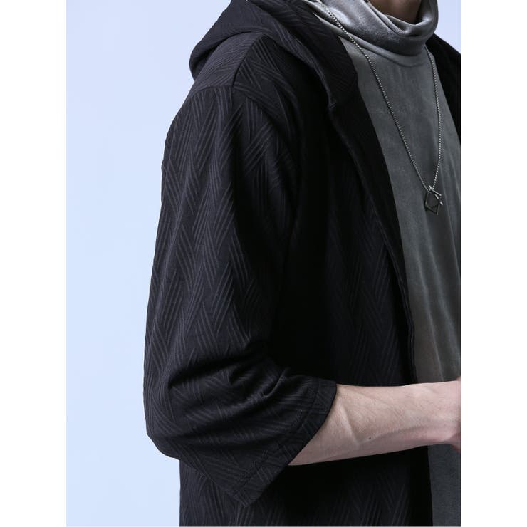 ジャガード 5分袖フーディガン | TAKA-Q MEN | 詳細画像19