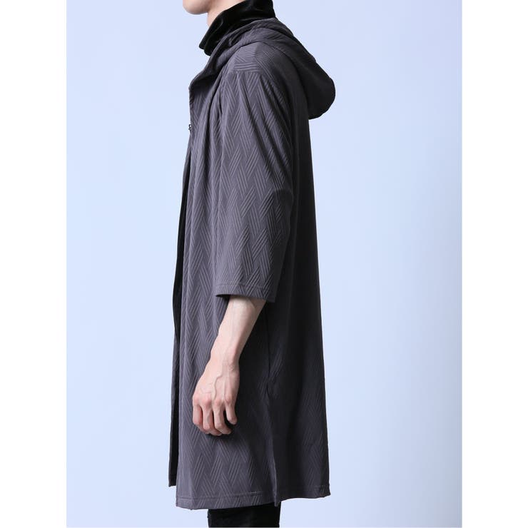 ジャガード 5分袖フーディガン | TAKA-Q MEN | 詳細画像6