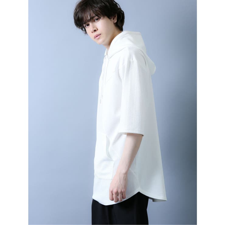 Naptime 五分袖 パーカー White S Naptime 五分袖 パーカー White S SWEAT PARKA-WHITE - Naptime