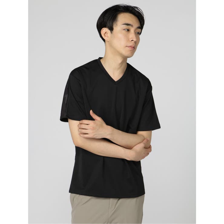 AFB RATF SPORTS TEE Tシャツ ロゴ Vネック 半袖 全3色 シティフットボールユニフォーム裾ドローコードダブル胸刺繍ロゴ