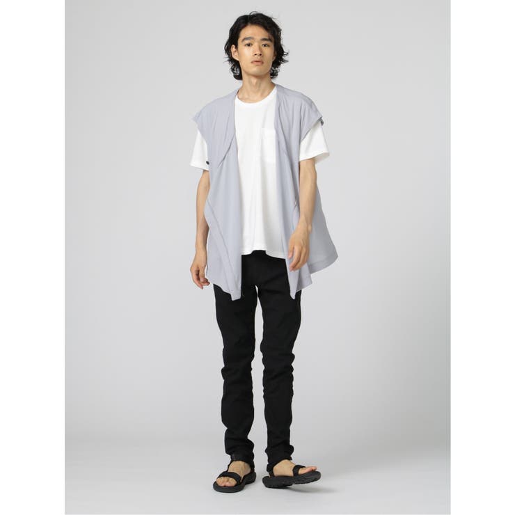 ☆新品タグ付☆IENA☆ネイビー☆カーディガン☆ノースリーブ☆アンサンブル☆ ひまわり柄切替え ロングカーディガンアンサンブル | 京都通販