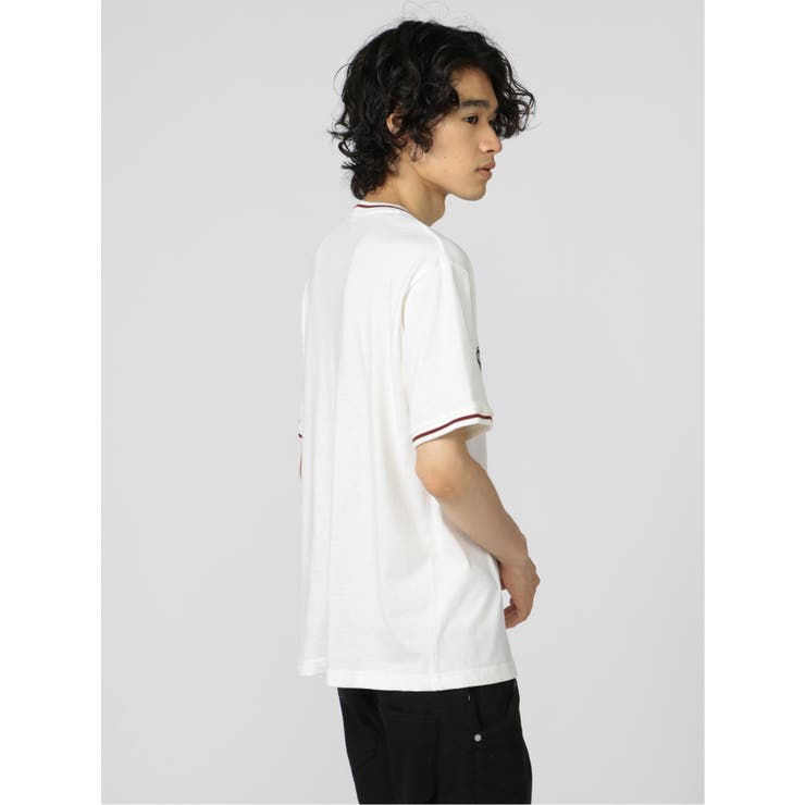 切替カレッジ Vネック半袖ルーズTシャツ | TAKA-Q MEN | 詳細画像17 