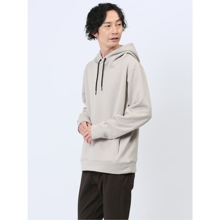 ふくれランダムジャガード プルパーカー | TAKA-Q MEN | 詳細画像24 