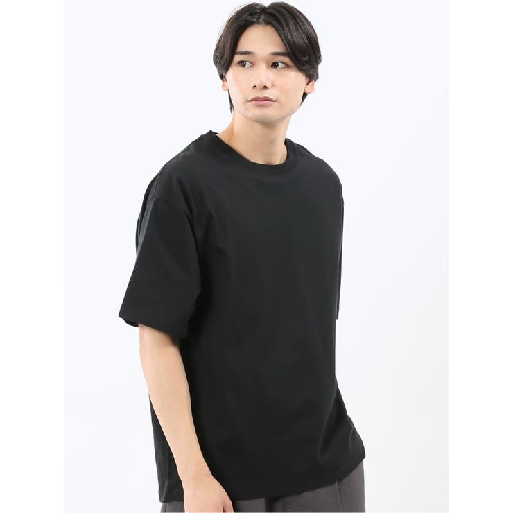 綿天竺 レース刺繍 クルーネック半袖Tシャツ | TAKA-Q MEN | 詳細画像13 