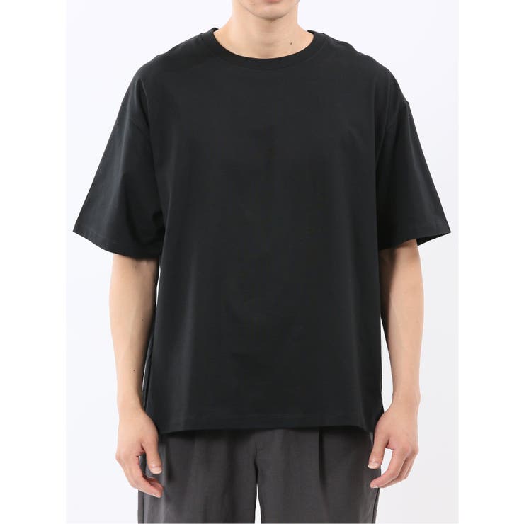 綿天竺 レース刺繍 クルーネック半袖Tシャツ | TAKA-Q MEN | 詳細画像17 