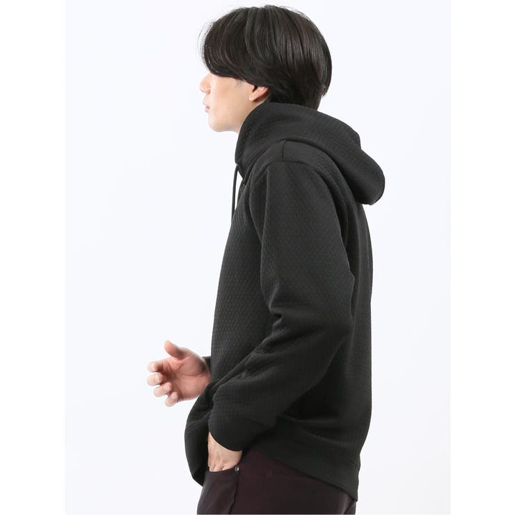 ふくれジャガード 長袖プルパーカー | TAKA-Q MEN | 詳細画像11 