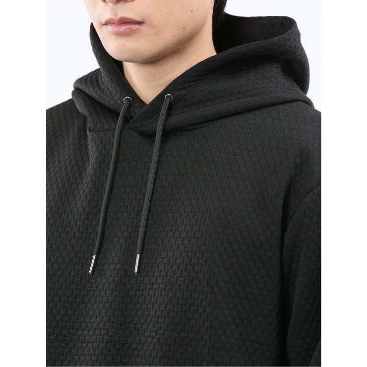 ふくれジャガード 長袖プルパーカー | TAKA-Q MEN | 詳細画像18 