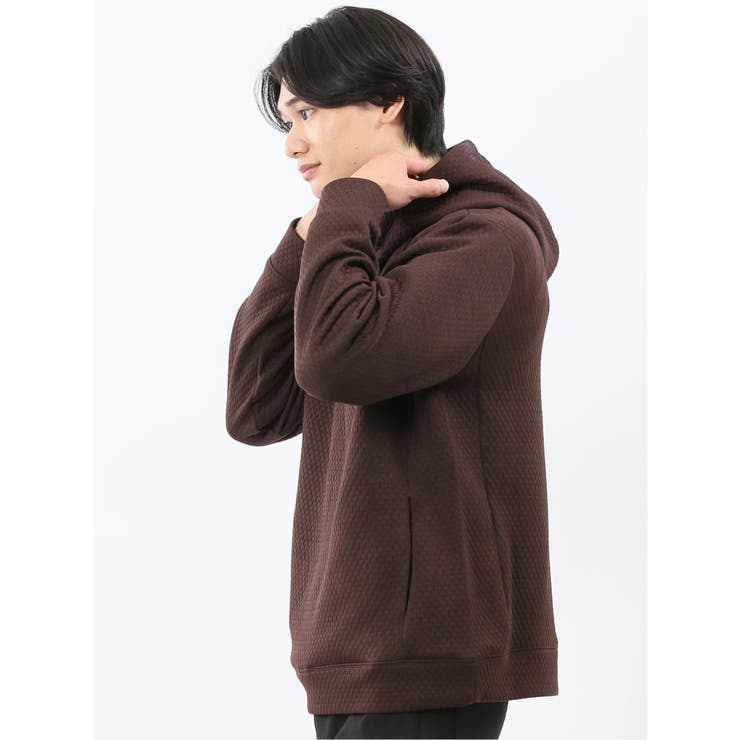 ふくれジャガード 長袖プルパーカー | TAKA-Q MEN | 詳細画像20 