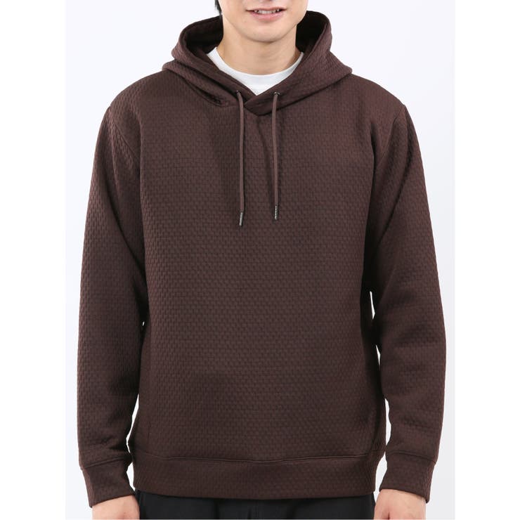 ふくれジャガード 長袖プルパーカー | TAKA-Q MEN | 詳細画像24 